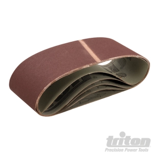 Triton - Bandes abrasives 100 x 610 mm, 5 pcs - Grain 150
