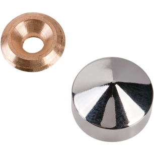 cache vis conique d18 chrome