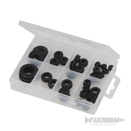 Fixman - Coffret d'œillets en caoutchouc - 35 pcs