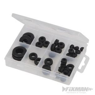 Fixman - Coffret d'œillets en caoutchouc - 35 pcs