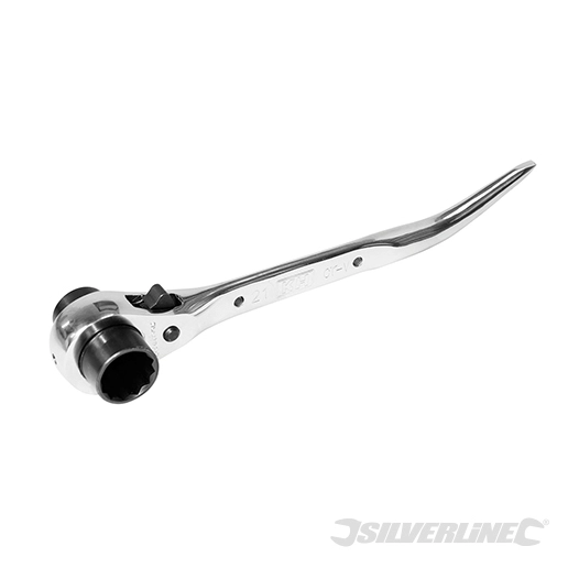 Silverline - Clé d'échafaudage double à douille profonde - 21/23 mm