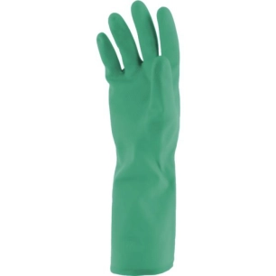 gant nitrile vert floque 30 cm t7 - 102926-7