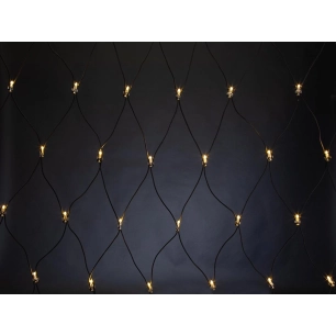 subra led - subra start - 2 x 2 m - 144 led - blanc chaud - câble noir - 230 v