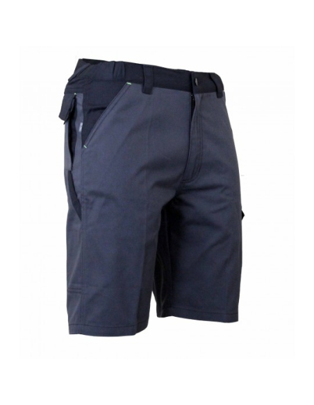 Bermuda Fondeur gris sombre/noir - T52 - Lebeurre - lma