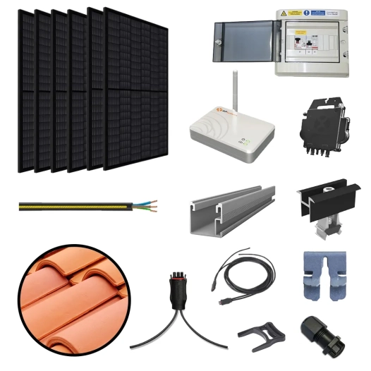 Kit panneau solaire complet prêt à poser 3000Wc pose en paysage - EURENER