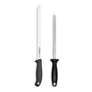 Evo Couteau À Jambon Et Chaira B Set 3 Claveles