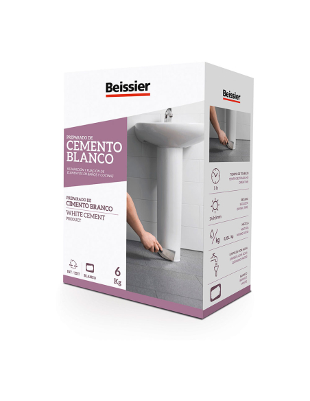 Ciment Blanc Beissier Finition décorative et étanche - BEISSIER
