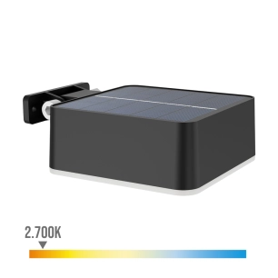 Applique Solaire Carrée, Ip 44 1.5w, 200im 2700k, Lumière Chaude, Dimensions : 10.5x4.6x13.6cm. Philips