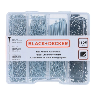 Assortiment D'ongles 1125 Pièces Black+Decker