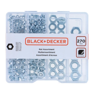 Assortiment De Noix Black+Decker 270 Pièces