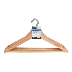 Jeu De 8 Cintres En Bois, Kh1000030, Solutions De Rangement