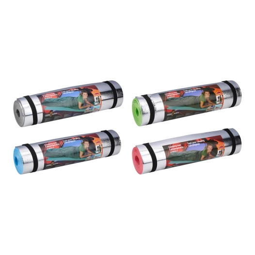 Tapis De Camping En Aluminium 180 X 50 Cm Camp Active Couleurs Assorties