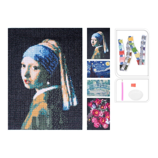 Artisanat En Diamant En Plastique, Divers Modèles De Maîtres Anciens, 492100230, Basics