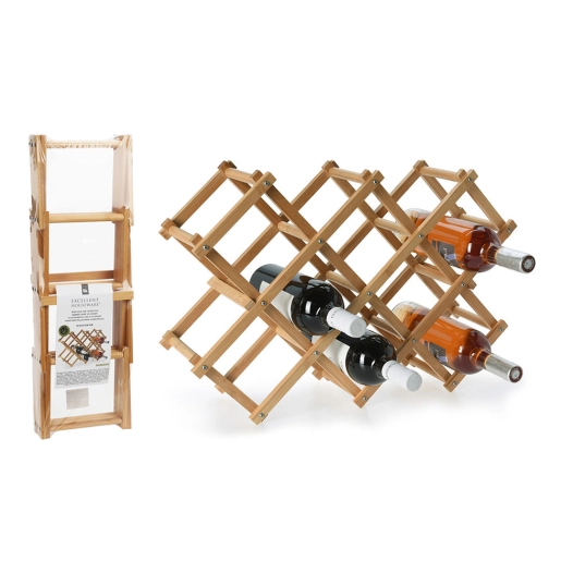 Casier À Vin En Bambou Pour 10 Bouteilles, 784230710. Excellent Houseware
