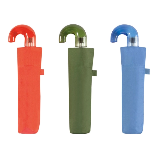 Parapluie Pliant 3 Sections Manuel. Couleurs Assorties, Avec Protection Solaire Uv 50 Ø90cm 549. C-Collection