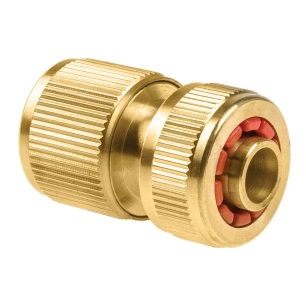 Raccord Rapide D'arrêt En Laiton Pour Tuyau Cellfast 15 Mm