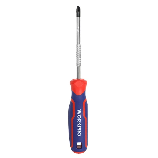 Tournevis Phillips Cr-V Avec Manche Tricolore, Ph2x38mm Workpro