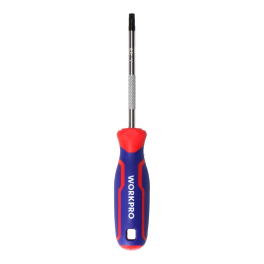 Tournevis Torx Cr-V Avec Manche Tricolore, T27x100mm Workpro
