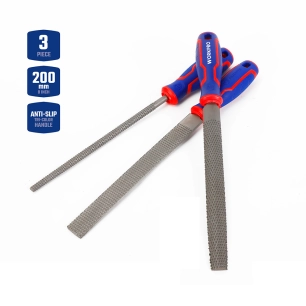 Ensemble De 3 Limes Workpro 200 Mm (8')