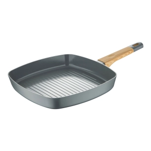 Poêle À Rôti 28 Cm Aluminium Pressé Ind Gris Terre Sg-6754 San Ignacio