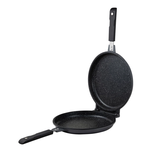 Poêle Double Ronde 26 X 6 Cm Alu Ind Forgé Polaris Sg-6484 San Ignacio