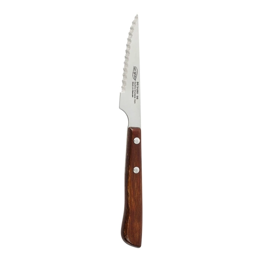 Couteau À Steak 11 Cm Acier Inoxydable Manche En Bois D'alcaraz Bgeu-2651 San Ignacio