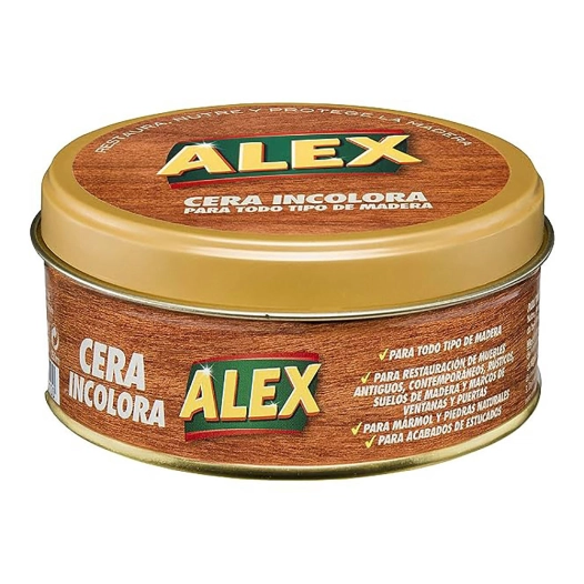Alex Cire Incolore Pour Bois 250 Gr