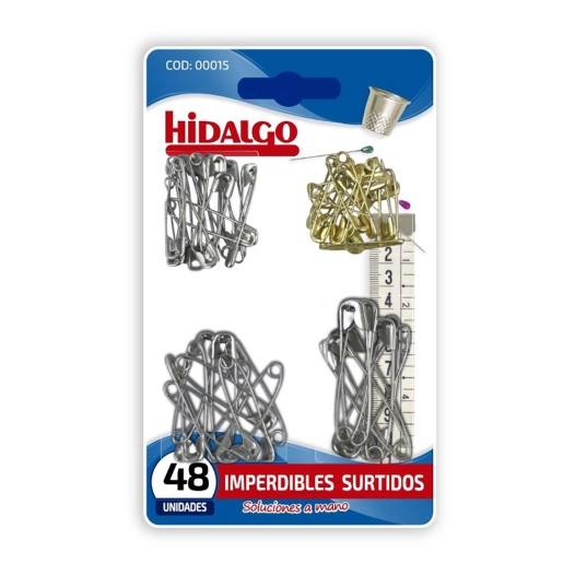 Blister 48 Épingle Assortiment Hidalgo