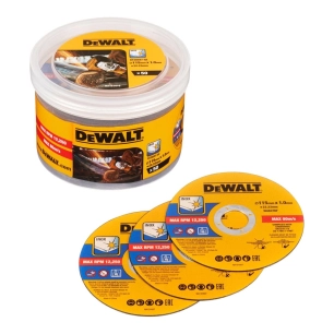 S.Of. Bucket Of 50 Discs Of 115mm X 1mm Dt20597-Qz Dewalt