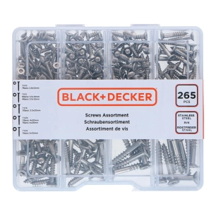 Assortiment De Vis Torx 265 Pièces Black+Decker