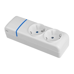 Multiple Base With 2 Outlets 2p+E, 16a 250v 8002p Solera