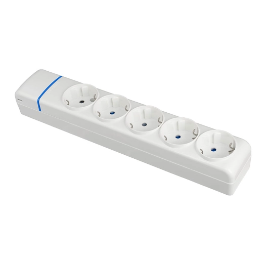 Multiple Base With 5 Outlets 2p+E, 16a 250v. 8005p Solera