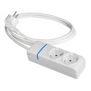 Extender With 2 2p+E Sockets, 16a 250v 1.5 M Cable H05vv-F 3g1.5mm². 8012p Solera