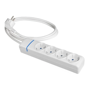 Extender With 4 2p+E Sockets, 16a 250v 1.5 M Cable H05vv-F 3g1.5mm². 8014p Solera