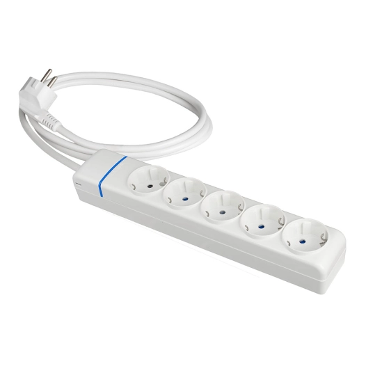 Extender With 5 2p+E Sockets, 16a 250v 1.5 M Cable H05vv-F 3g1.5mm². 8015p Solera