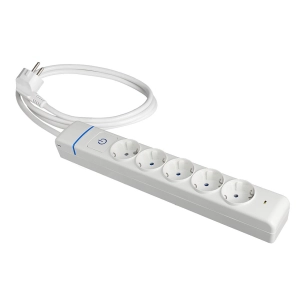 Extender With 5 2p+E Sockets, 16a 250v. Max.3680w 850°C Gwt. 51ils Solera