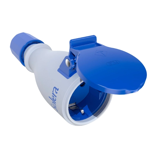 Bipolar Mobile Base With Side T/T Of 16a, 250v White Elastomer. 707tkb Solera