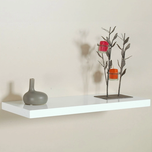Étagère Avec Fixation Invisible 80x25 Blanc 045322 Home Decor