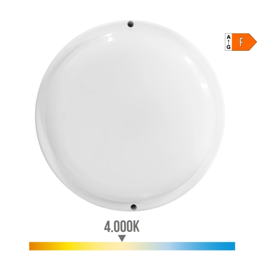 Applique Led Ronde Avec Capteur 18w 1820lm 4000k Edm