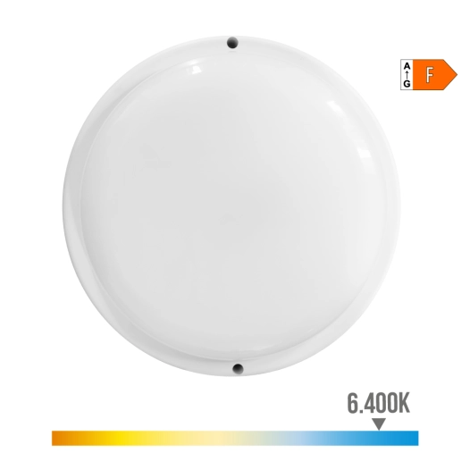 Applique Led Ronde Avec Capteur 18w 1820lm 6 400k Edm