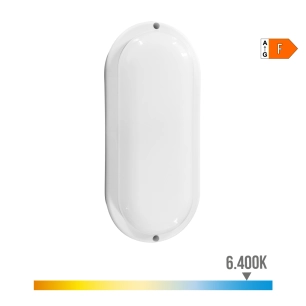Applique Led Ovale Avec Capteur 18w 1820lm 6 400k Edm