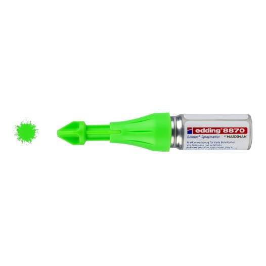Marqueur En Spray Peinture À Craie Vert Fluorescent Pour Trous Perçés Edding