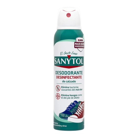 Sanytol Spray Déodorant Désinfectant Spécial Chaussures 150ml.