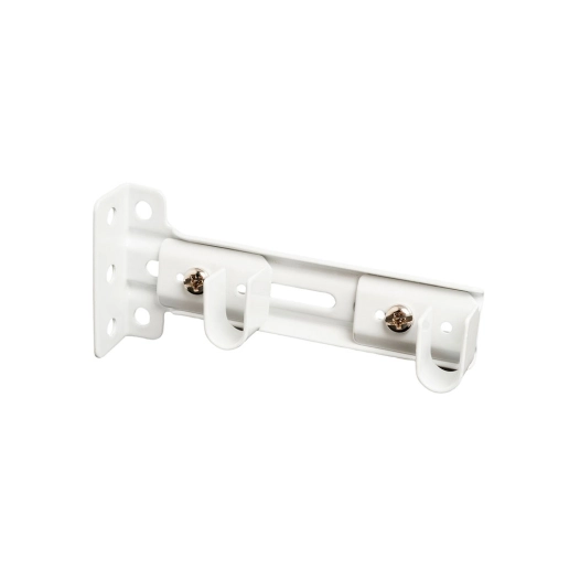 Support Double Rail Renforcé Blanc (2 Unités) Stor Planet