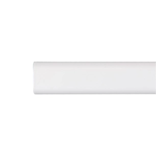 Barre De Placard Ovale En Métal Blanc 150cm Stor Planet