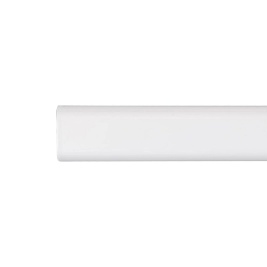 Barre De Placard Ovale En Métal Blanc 200cm Stor Planet