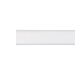 Barre De Placard Ovale En Métal Blanc 200cm Stor Planet