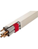 Goulotte plastique climatisation 80x60mm Lg 2m