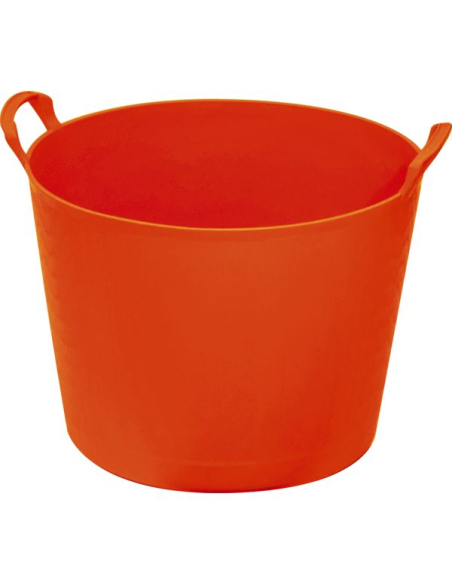 Auge Plastique Rouge 42L Grande capacité, polyvalente, robuste - Taliaplast