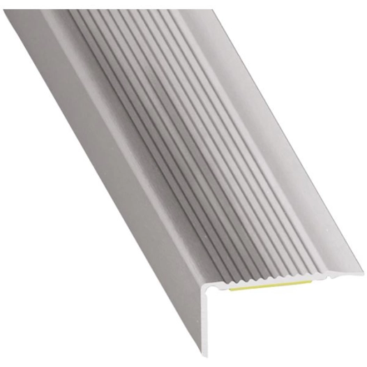 Nez De Marche Adhésif Aluminium 45x23mm Long. 1m